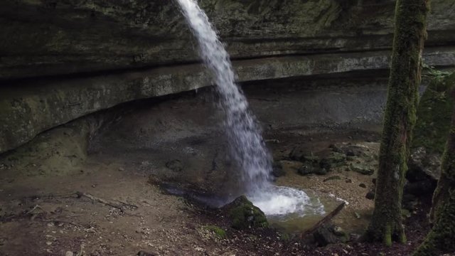 Chute du Bief - small stream - Le Doubs- Goumois  &mdash;waterfall-walking