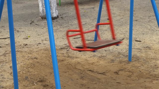 old swing moving
