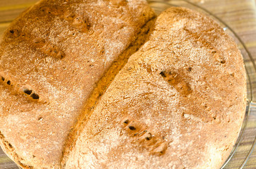 Freshly baked traditional bread