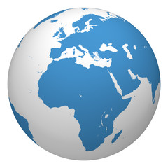 High resolution world illustration