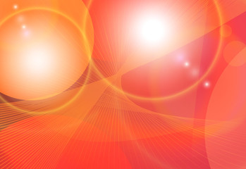 bright orange fantasy vector background