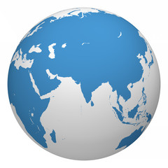 High resolution world illustration