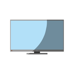 modern flat screen tv icon image vector illustration design 