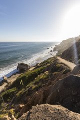 Path leading to El Matador State Beach in Malibu California.  