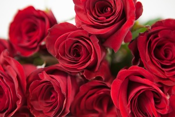 Bunch of red roses