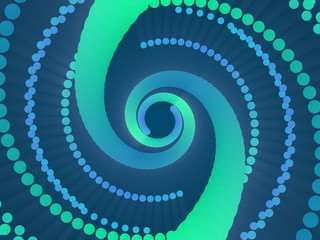 blue abstract background and particle