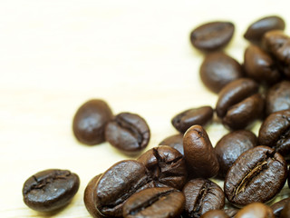coffee bean on the table