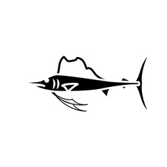 Fish marine animal icon vector illustration graphic design