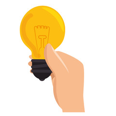 Bulb and big ideas icon vector illustration graphic design