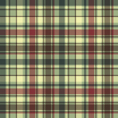 Green tartan check plaid seamless pattern
