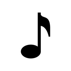 Music note isolated icon vector illustration graphic design