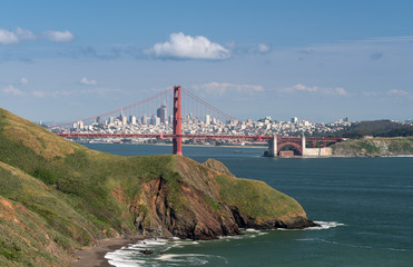 Marin Headlands, Golden Gate Bridge and San Francisco