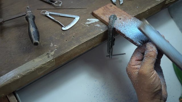 Jewelry wax Model making.
