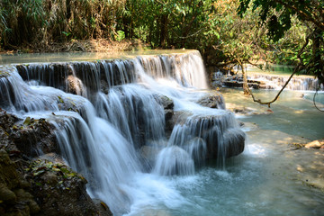 Laos L uang Prabang waterfall