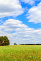 landscape with clouds