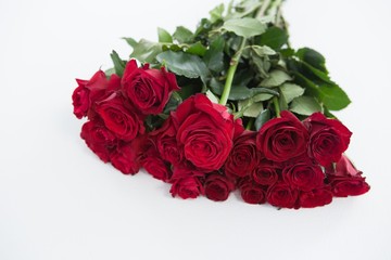 Bunch of red roses