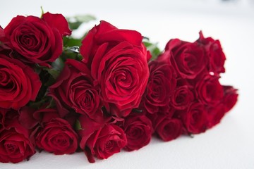 Bunch of red roses