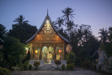 Fototapeta premium LAOS LUANG PRABANG WAT CHOUM KHONG