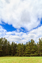 landscape with clouds