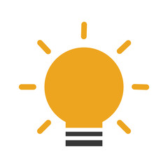bulb light isolated icon vector illustration design