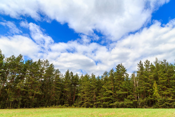 landscape with clouds