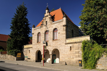 Talstation der Schwebebahn, Kulturdenkmal, Dresden, Sachsen, Deutschland