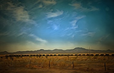 Obraz premium Freight train