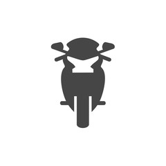 Motorcycles flat icon - Illustration