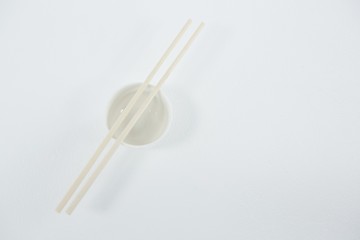 Fototapeta na wymiar Chopsticks with bowl