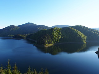 The man-made lake