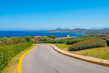 Road in Sardinia - Vacation in Italy