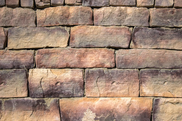 Stone wall. Texture of natural stone