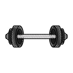 weight lifting isolated icon vector illustration design