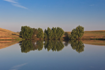 Fototapeta premium reflections on lake
