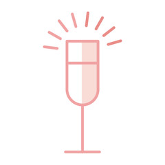 wine cup isolated icon vector illustration design