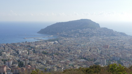 Obraz premium View of Alanya - popular resort in Turkey