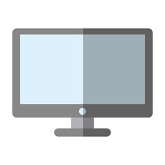 desk computer icon image vector illustration design 