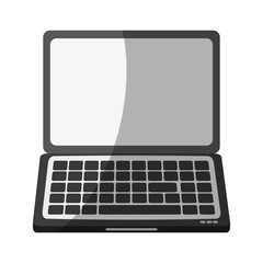 laptop computer icon image vector illustration design 