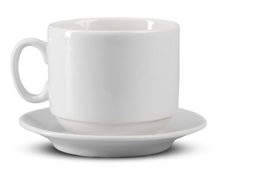 White  mug isolated