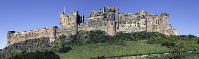 Fototapeta na wymiar Bamburgh castle, Northumberland, UK