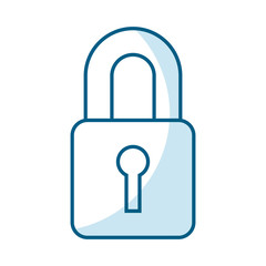 safe secure padlock icon vector illustration design