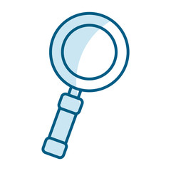 magnifying glass isolated icon vector illustration design