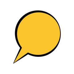 Comic speech bubble icon vector illustration graphic design