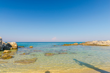 Costline at the mediterranean sea