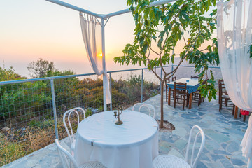 Costline at the mediterranean sea