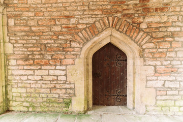Fototapeta na wymiar Small wooden door - very old