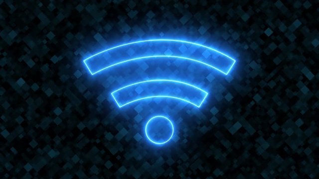 Animation Digital Wifi icon