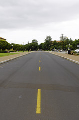 Road Tarmac in a Public Park