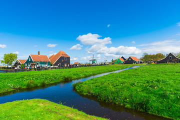 Fototapeta na wymiar Water channels in Holland