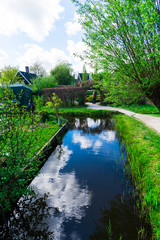 Fototapeta na wymiar Water channels in Holland
